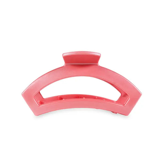 Teleties Open Hair Clip | Small | Calming Coral