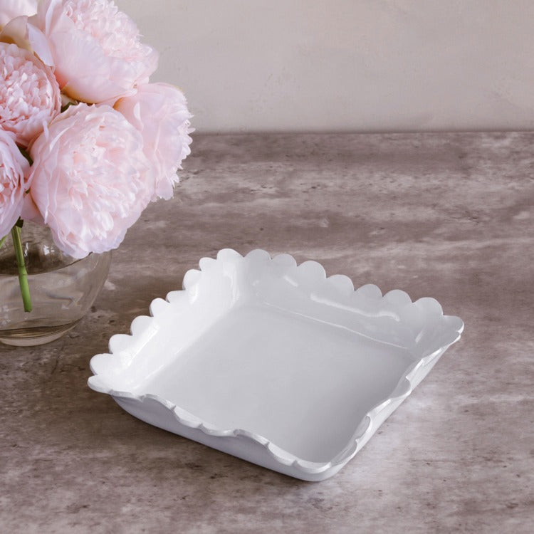 BEATRIZ BALL VIDA Colette Dinner Napkin Holder (White)-3312