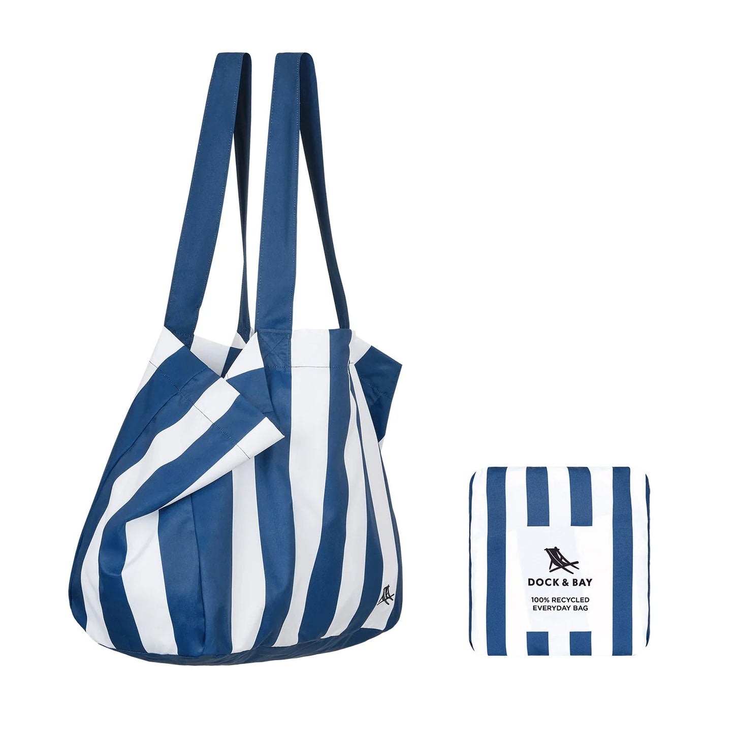 Dock & Bay Everyday Tote Bag - Whitsunday Blue