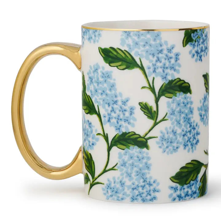 Rifle Paper Co. Hydrangea Porcelain Mug