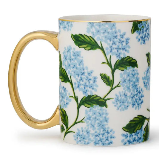 Rifle Paper Co. Hydrangea Porcelain Mug