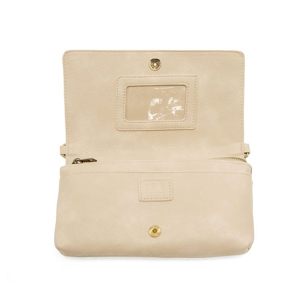 Joy Susan Everly Organizer Flap Crossbody-Ivory