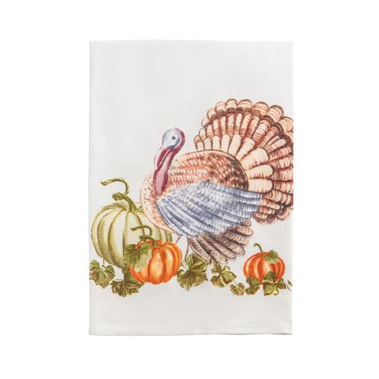 MUD PIE TURKEY PRINTED TOWEL