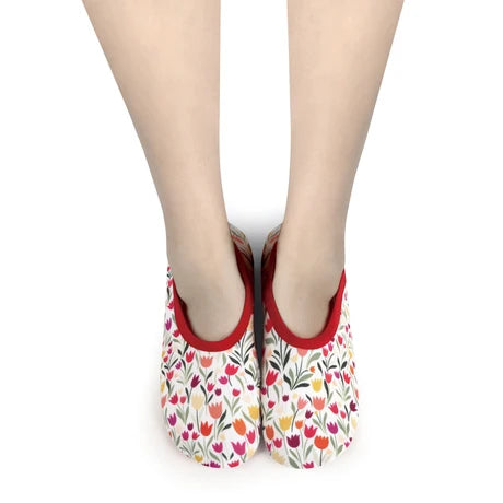 Womens Skinnies Slippers Tulips