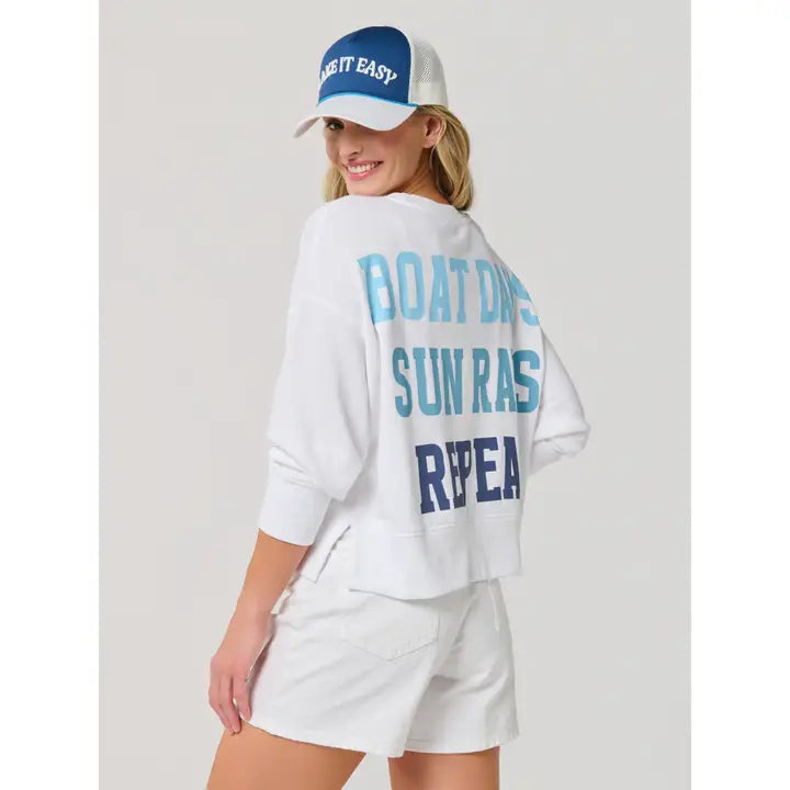 Shiraleah "Lake It Easy" Trucker Hat,Navy