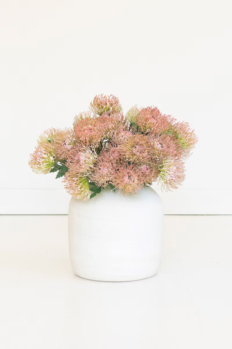 Kalalou Artificial Antique Blush Pincushion Protea