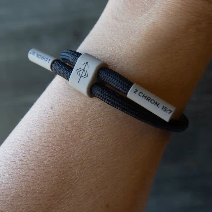 THE PRAYER I SHARE Don't Give Up Bracelet, Christian Cord Bracelet