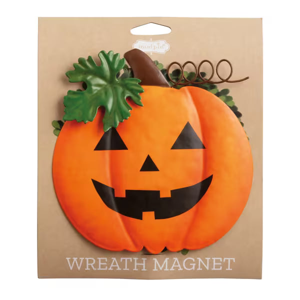 Mud Pie Jack-O-Lantern Wreath Magnet