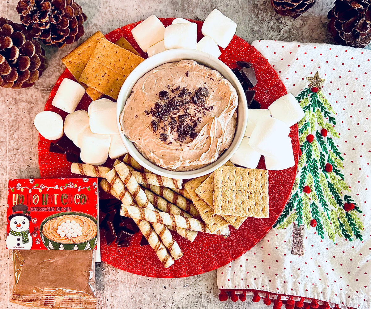 Carmie's Kitchen Ho Ho Hot Cocoa Cheesecake Dip Mix - Holiday Collection