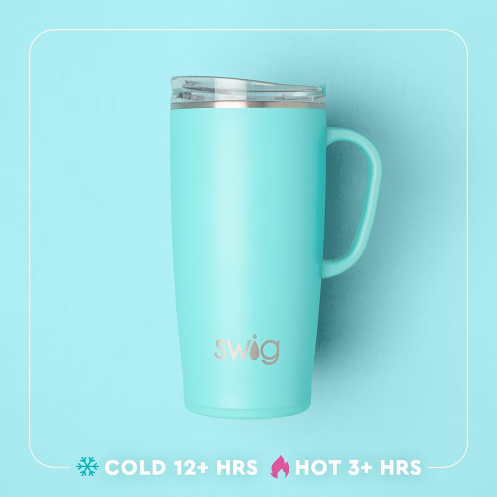 Swig Life Mocha Dots Travel Mug 22oz