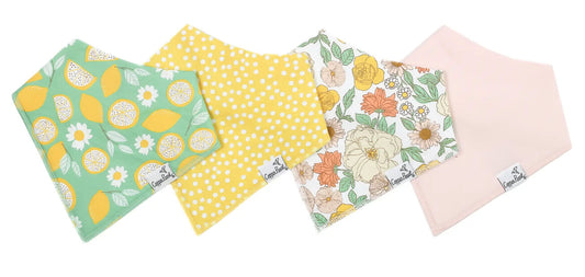 Copper Pearl Lemon Bib Set
