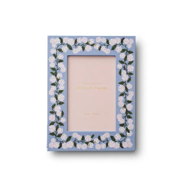 Rifle Paper Co. Hydrangea Paper Wrapped Picture Frame