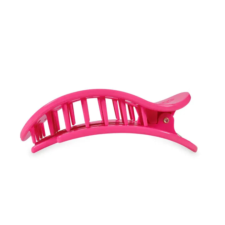 Teleties Flat Round Hair Clip | Large | Tropical Punch