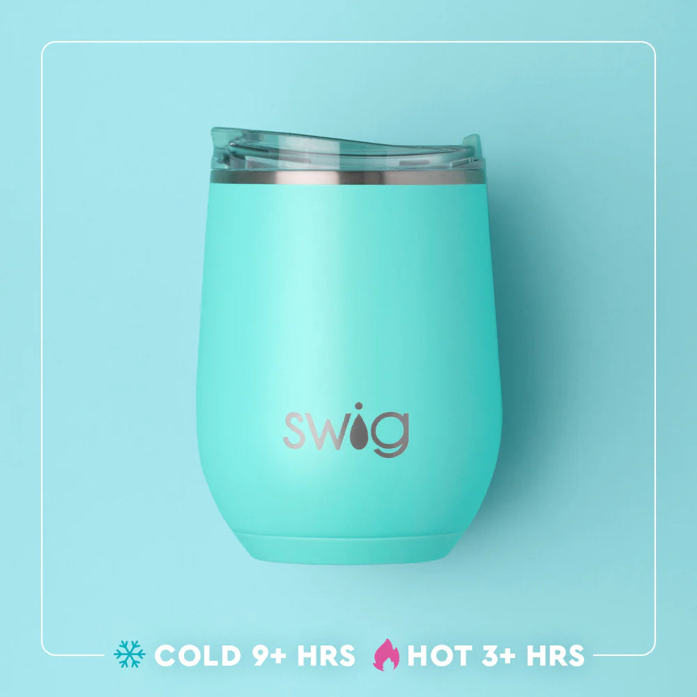 Swig Life WILD AT HEART Stemless Wine 12oz