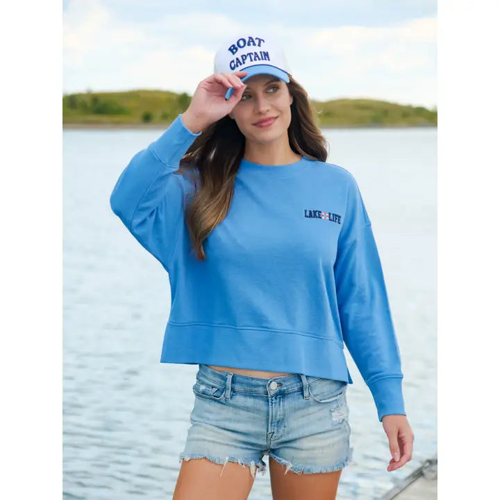 Shiraleah "Boat Captain" Trucker Hat, White