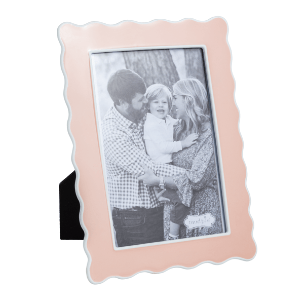 MUD PIE PINK ENAMEL FRAME