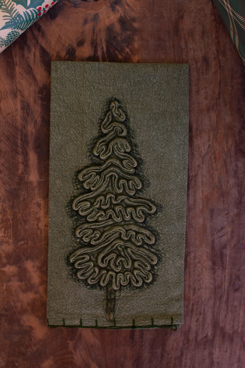 Kalalou Christmas Tree Kitchen Towels