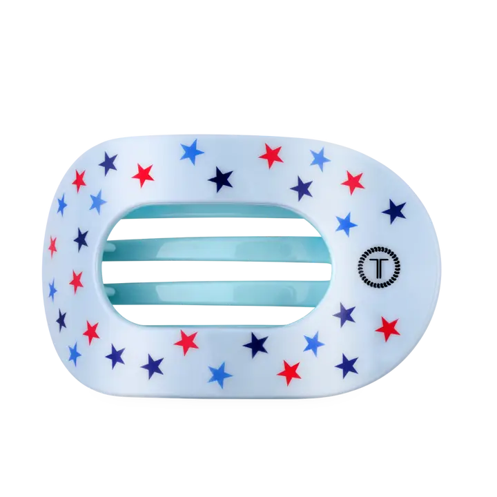 Teleties Flat Round Hair Clip | Large | United We Sparkle