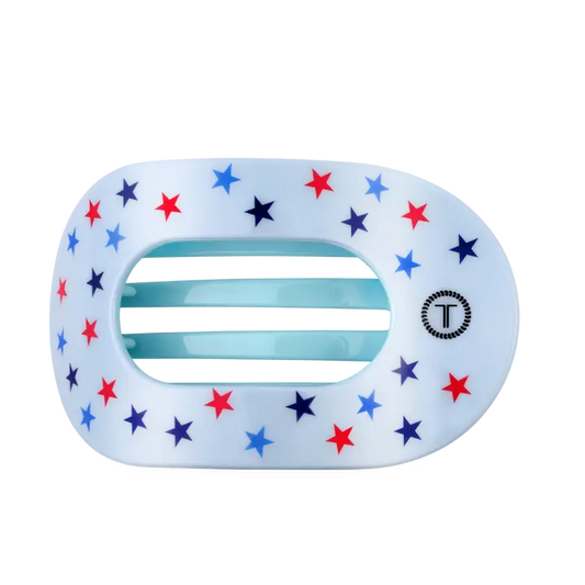 Teleties Flat Round Hair Clip | Large | United We Sparkle