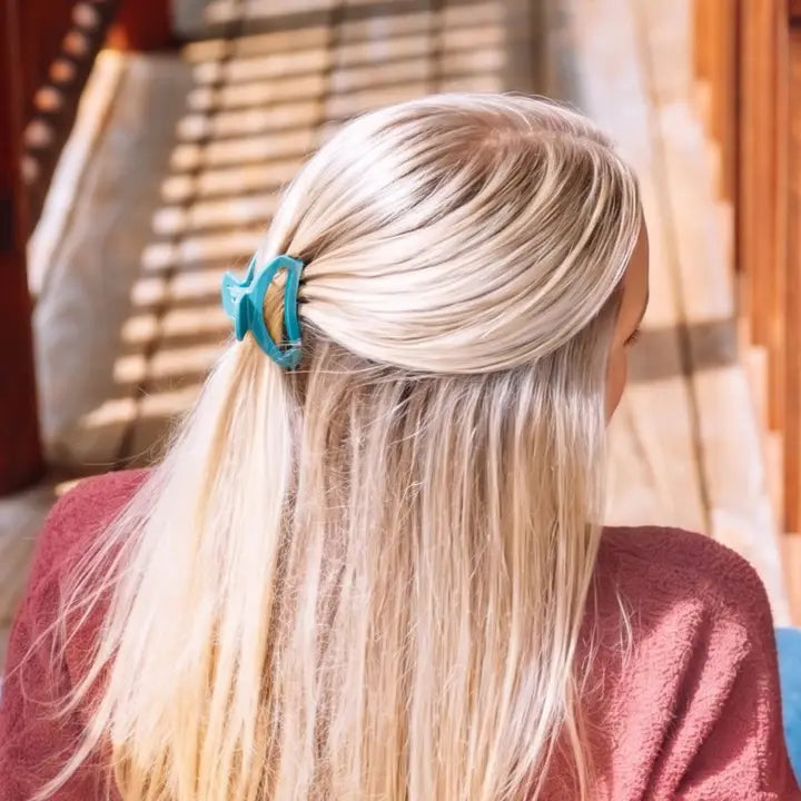 Teleties Open Teal with It Small Hair Clip
