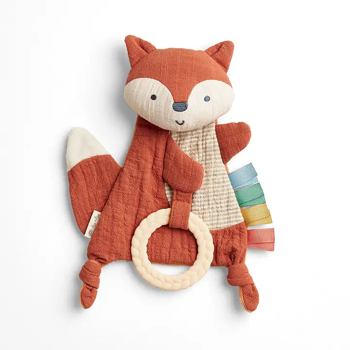 Itzy Ritzy Fox Bitzy Crinkle™ Sensory Toy with Teether