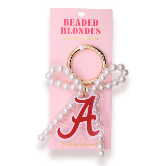Beaded Blondes Alabama Bag & Boot Charm