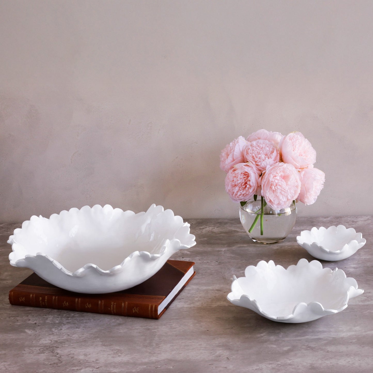 BEATRIZ BALL VIDA Colette Large Bowl (White) (3317)