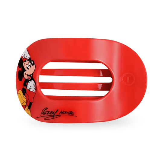 Teleties Flat Round Hair Clip | Medium | Mickey Mouse