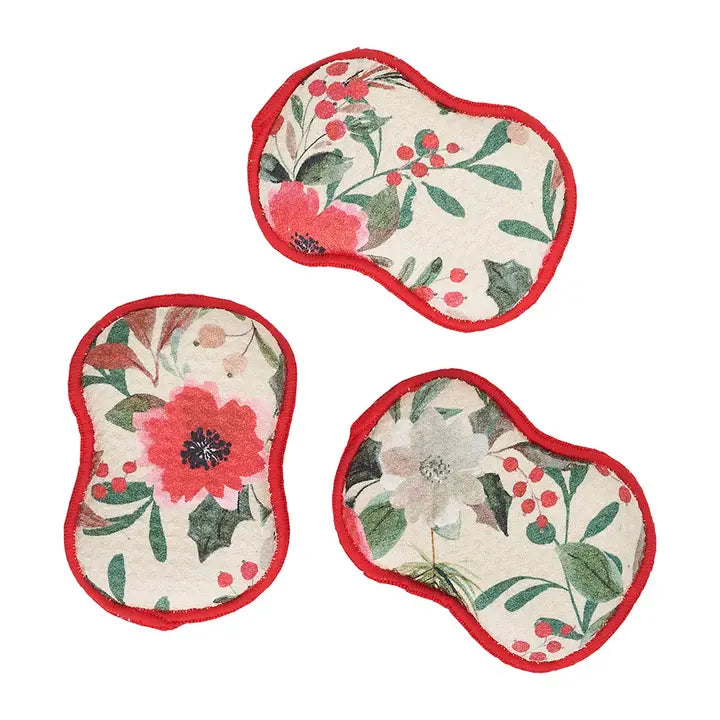 Once Again Home Co. Re:Usable Sponges (Set of 3) - Flora