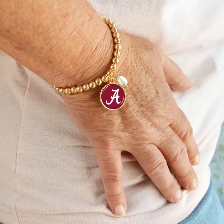 From The Heart Alabama Crimson Tide Diana Bracelet