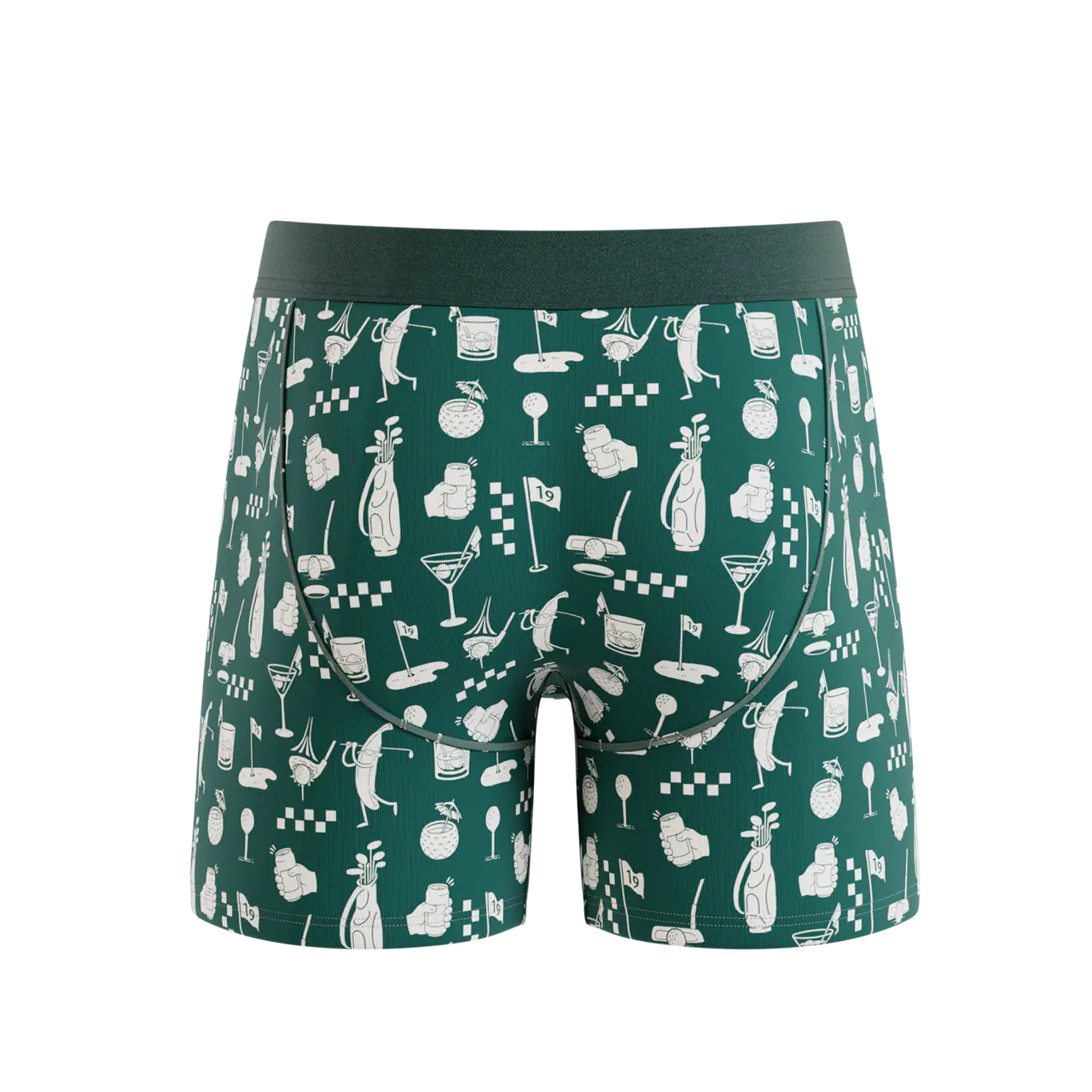 Shinesty The Mulligan - Green Golf Ball Hammock® Pouch Underwear