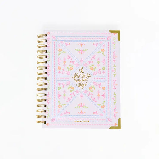 Mary Square Sermon Notes Journal | He Fills My Life