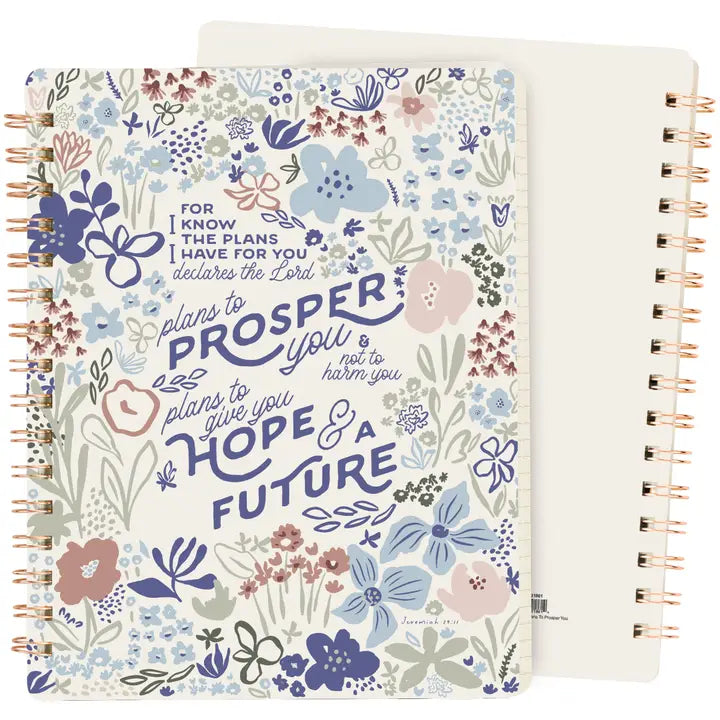 Primitives by Kathy Plans To Prosper You Spiral Notebook