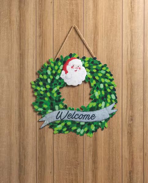 Mud Pie Santa Wreath Magnet