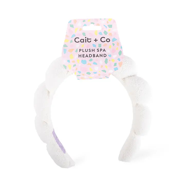 Cait + Co Plush Spa Headband - Topaz | Gem Collection