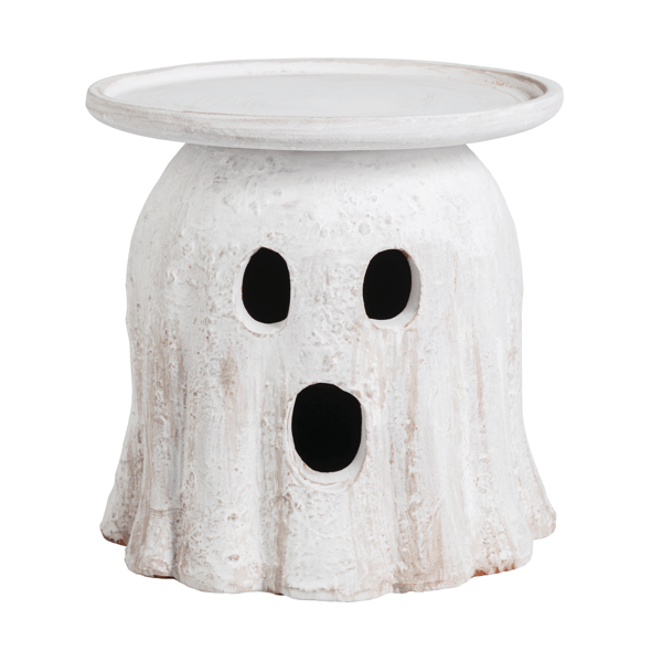 MUD PIE TERRA GHOST PILLAR HOLDER
