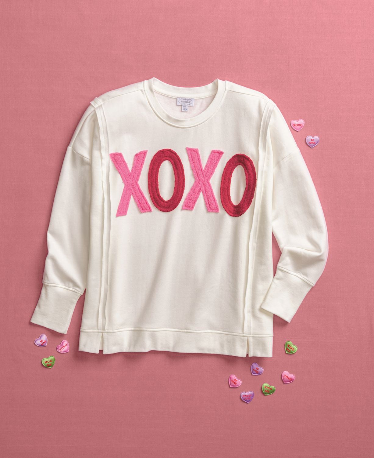 MUD PIE XOXO SWEATSHIRT