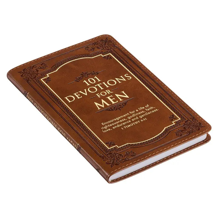 101 Devotions For Men Faux Leather