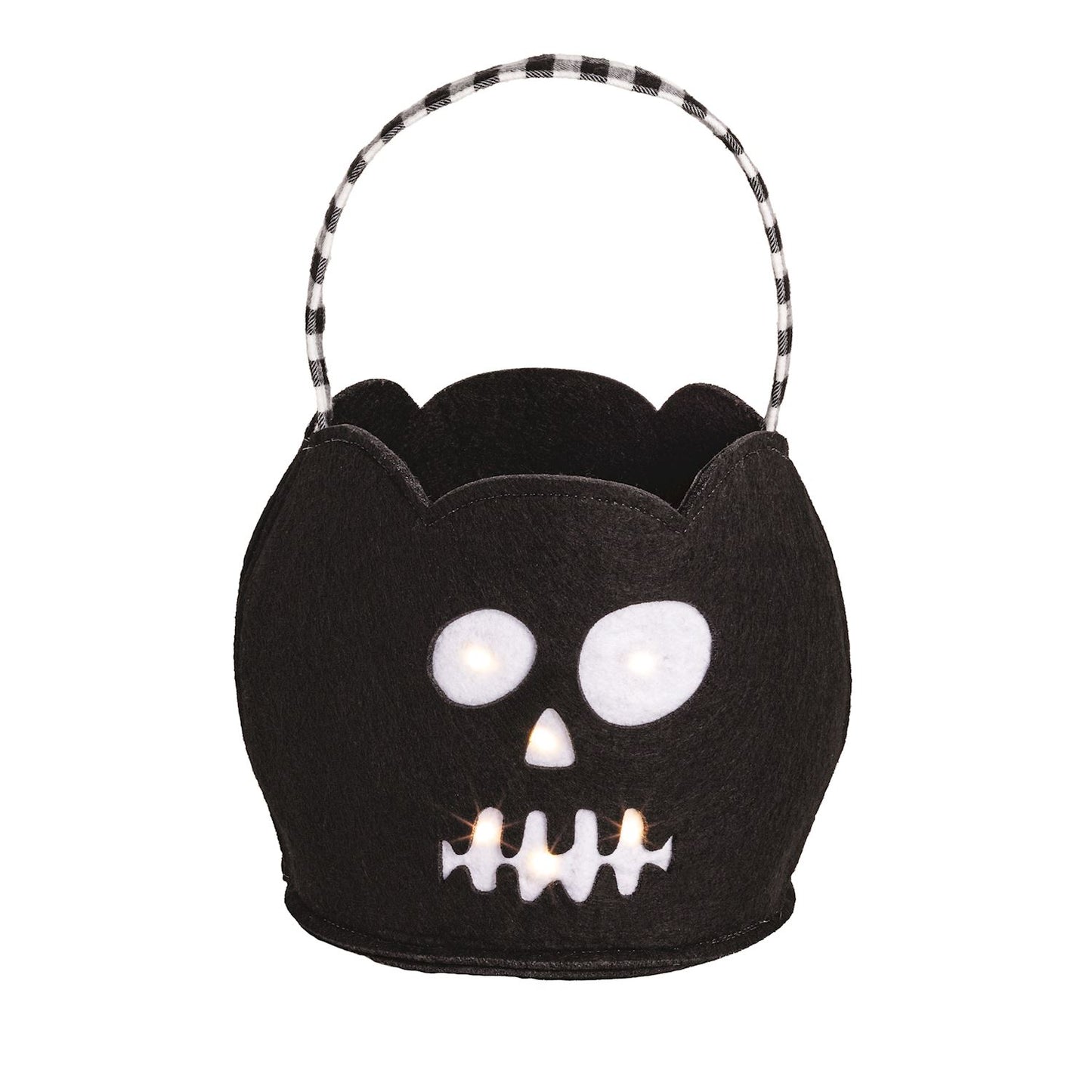 MUD PIE SKELETON LED TREAT BUCKET