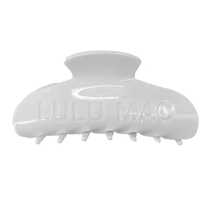 Lulu Mac Hair Clips-White