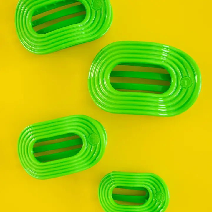 Teleties Flat Round Hair Clip | Medium | Glow For It
