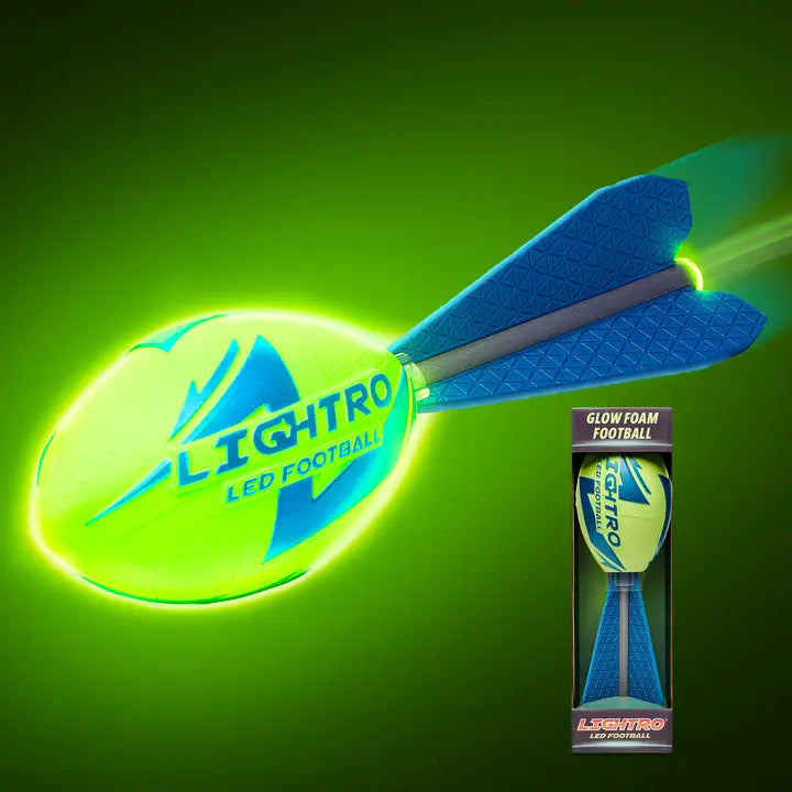 Cassidy Labs Lightro - Foam Glow Football with Impact Activated Leds!