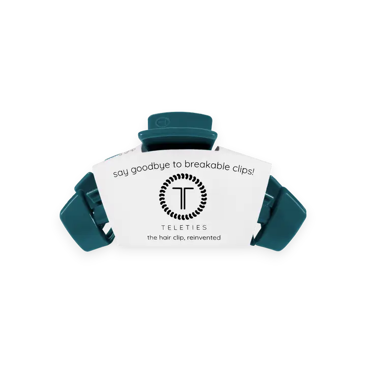 Teleties Classic Teal with It Small Claw Clip