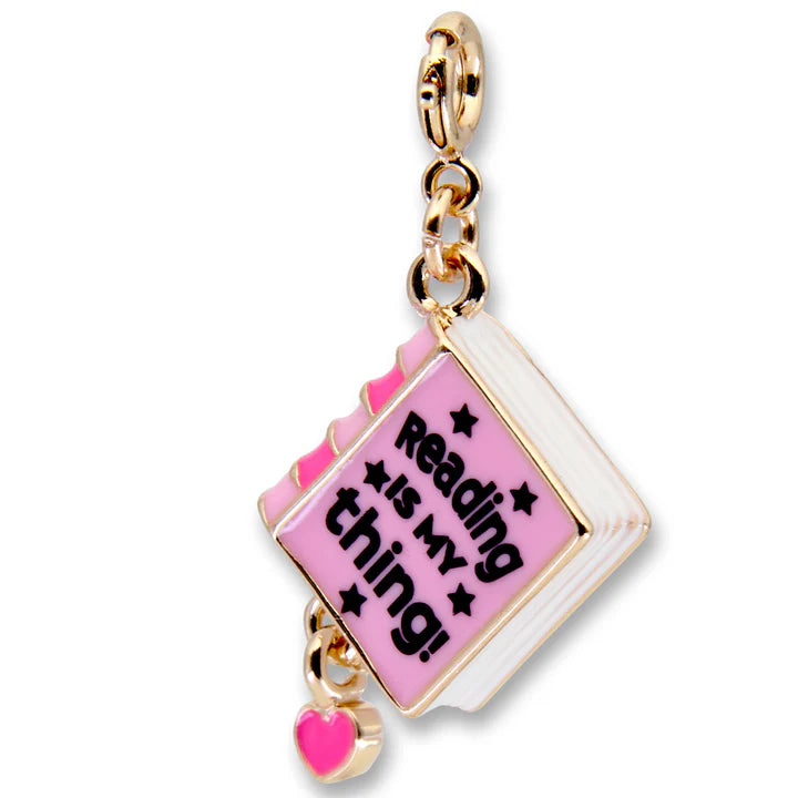 CHARM IT! Gold Book Charm