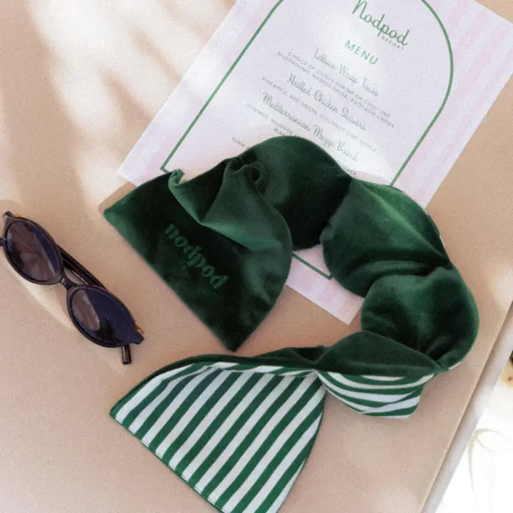 Nodpod Weighted Sleep Mask - Resort Collection Green Cabana