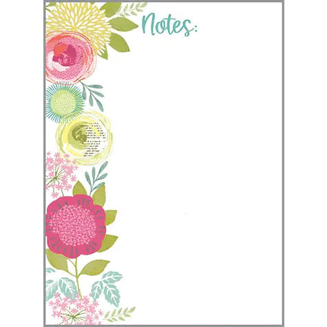 GINA B DESIGNS Memo Pad - Blossoms & Blooms