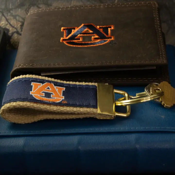 Zep-Pro Auburn Tigers Collegiate Woven Ribbon Key Chain