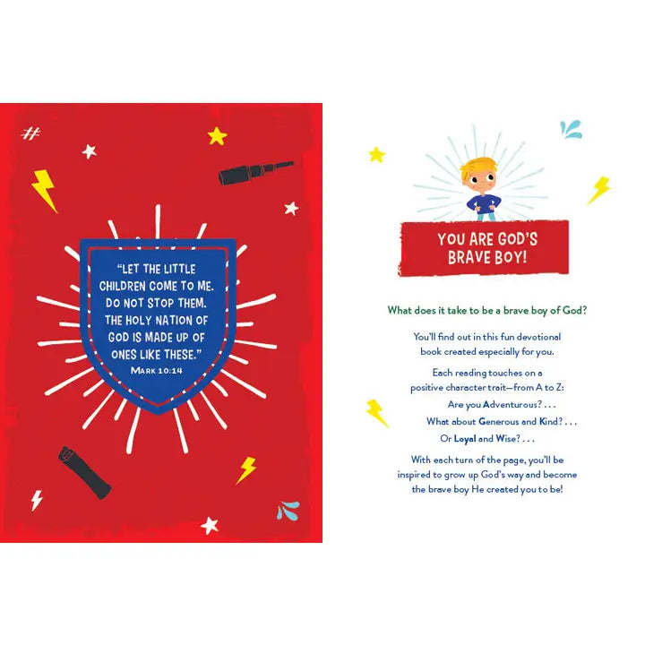 A To Z Devotions For Brave Boys