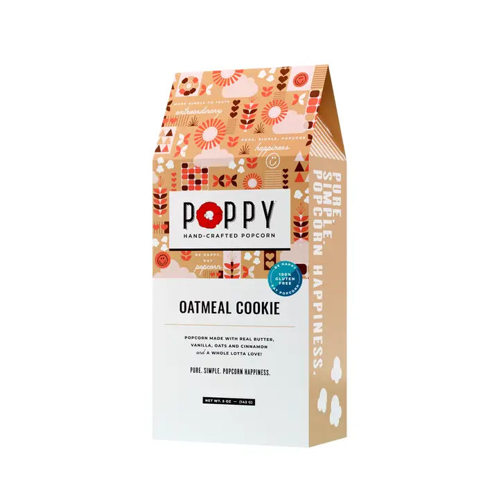 Poppy Oatmeal Cookie Gift Box Popcorn