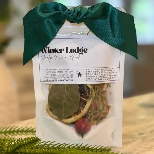 Winter Lodge Holiday Stovetop Simmer Pot I IVY HAUS I Small